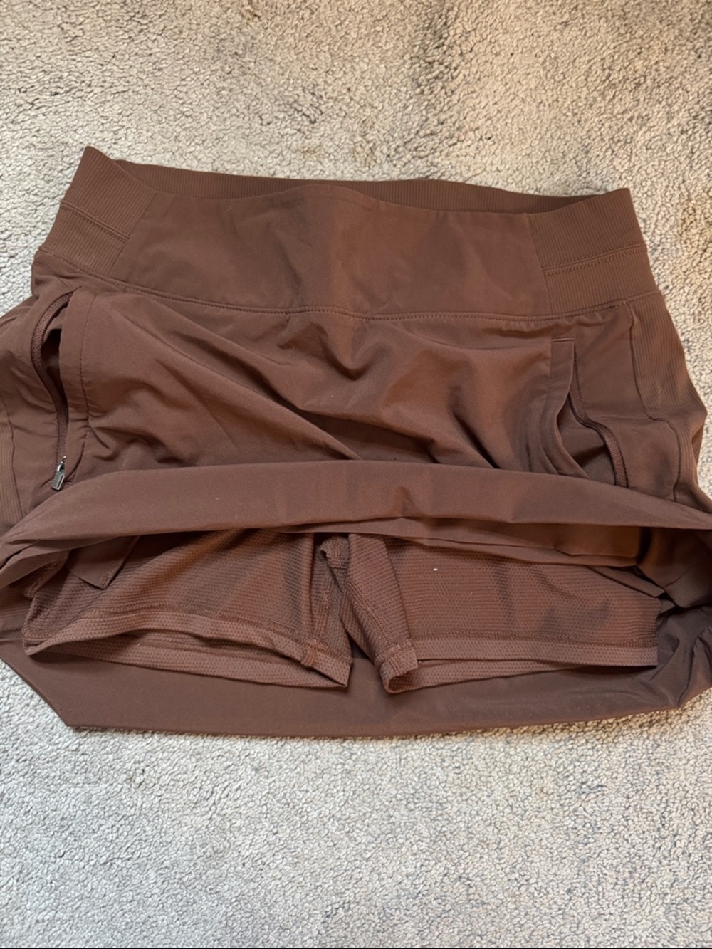 Athleta Brown Athletic Skort - Picture 4 of 6